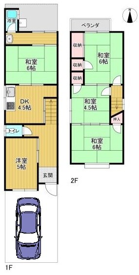 勧修寺瀬戸河原町【会員限定】 間取り