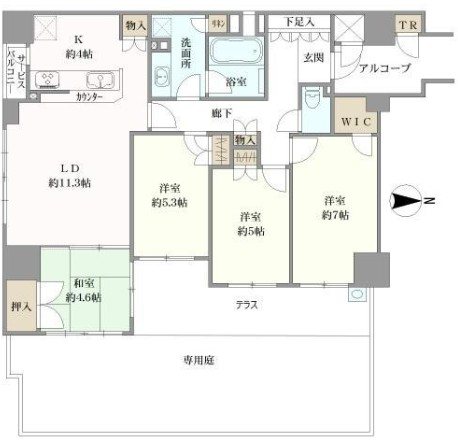 メイツ京都山科【会員限定】 間取り