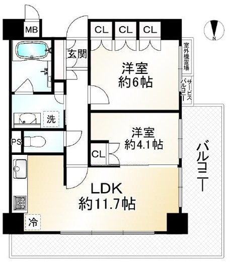 アメニティ山科駅前【会員限定】 間取り