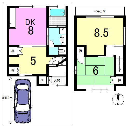 四ノ宮小金塚【会員限定】 間取り図