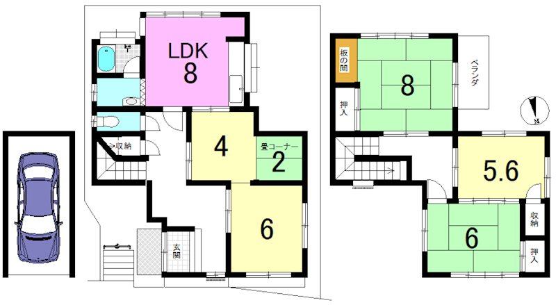 小山谷田町 間取り