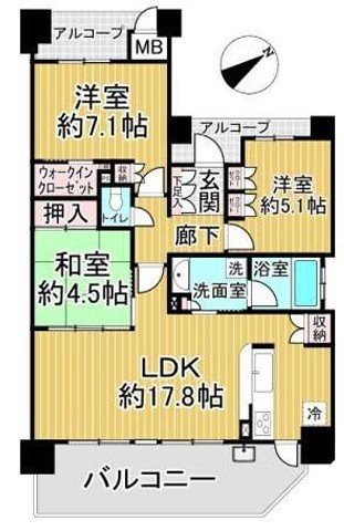 BELISTA京都山科【会員限定】 間取り