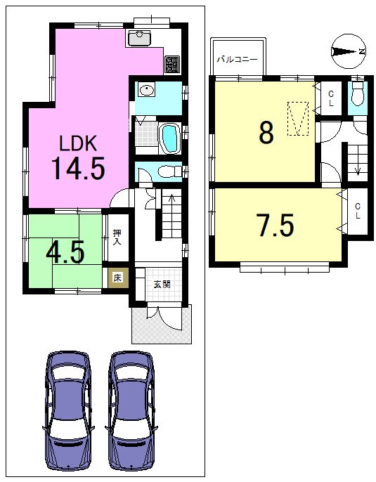 西野山百々町 間取り