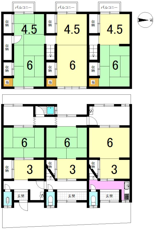 四ノ宮小金塚  間取り図