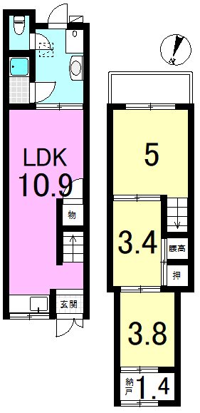 川田菱尾田 間取り
