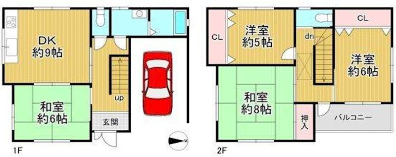 勧修寺東堂田町【会員限定】 間取り