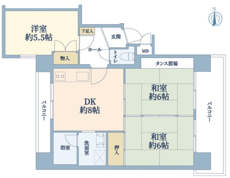 ルシエル山科 間取り