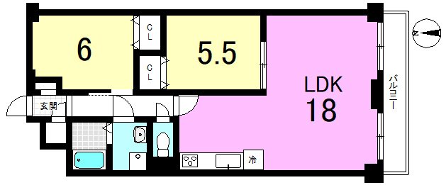 山科ハイツ  間取り図