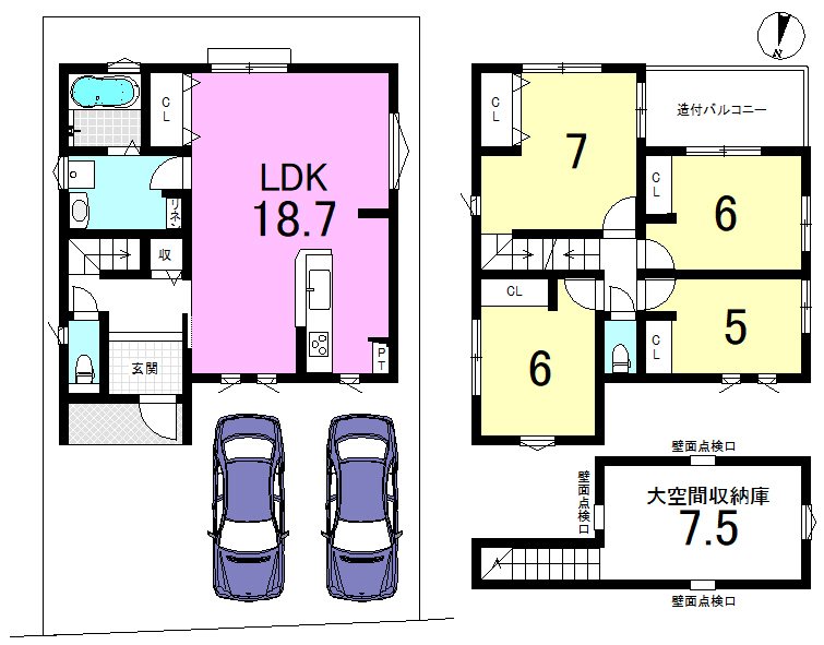 川田欠ノ上 間取り
