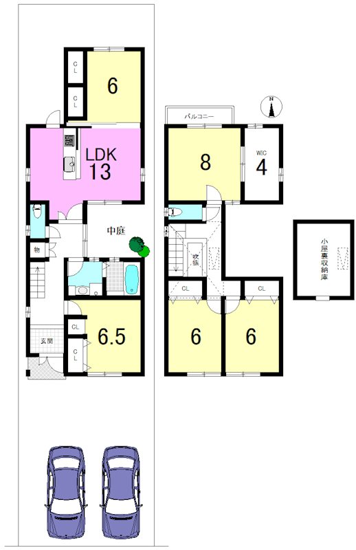 大宅甲ノ辻町 間取り