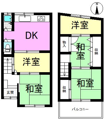 西野大鳥井町【会員限定】 間取り