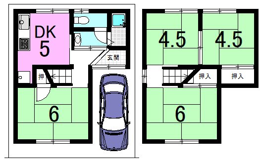 小野高芝町 間取り