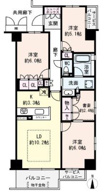 プレミスト山科椥辻ザ・テラス【会員限定】 間取り
