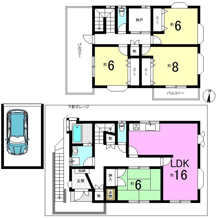 大塚檀ノ浦 間取り