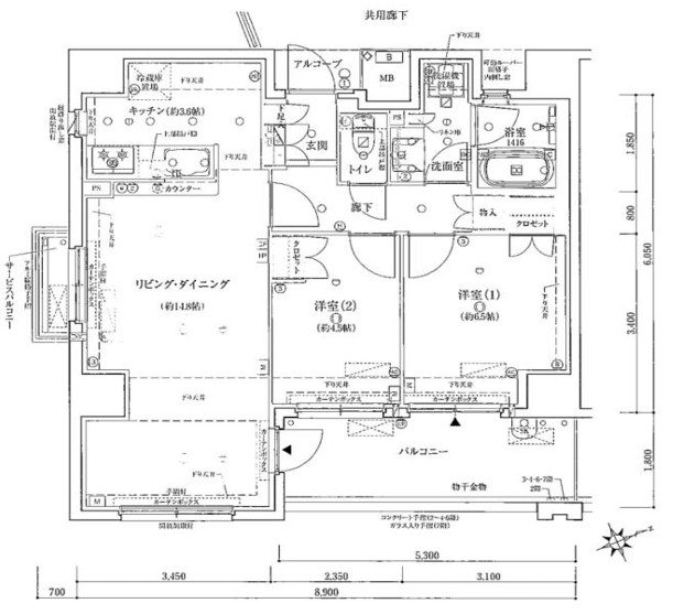 クレヴィア京都山科【会員限定】 間取り