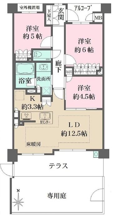 シャリエ京都山科【会員限定】 間取り