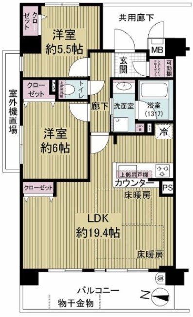 エスリード京都山科セミリア【会員限定】 間取り