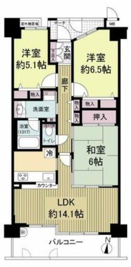 藤和ライブタウン山科【会員限定】 間取り