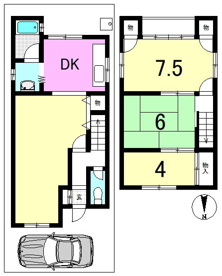 東野狐藪町 間取り