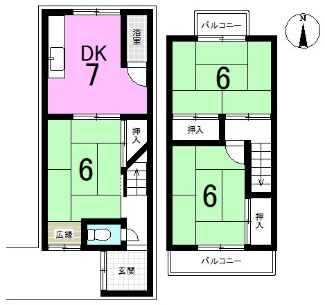 安朱馬場ノ西町 間取り
