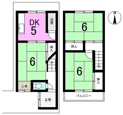 安朱馬場ノ西町 間取り