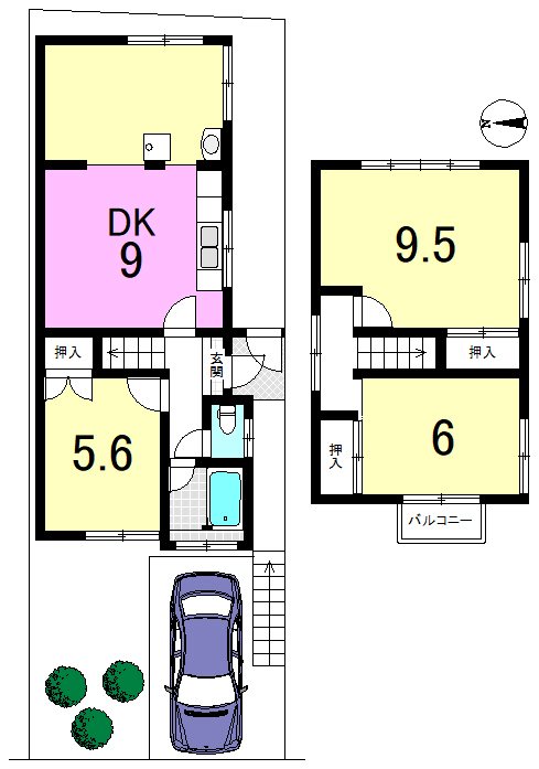 音羽山等地 間取り