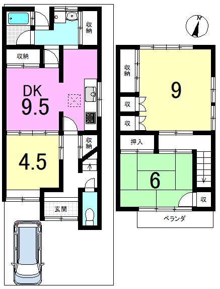 日ノ岡石塚町 間取り