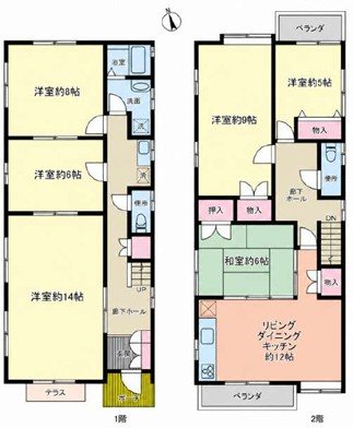 御陵大津畑町【会員限定】 間取り