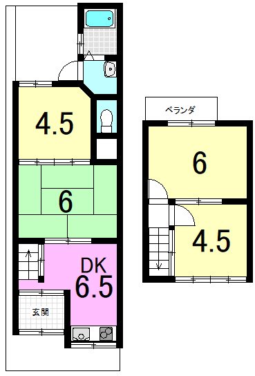 厨子奥長通 間取り図