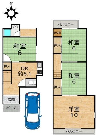 東野竹田【会員限定】 間取り