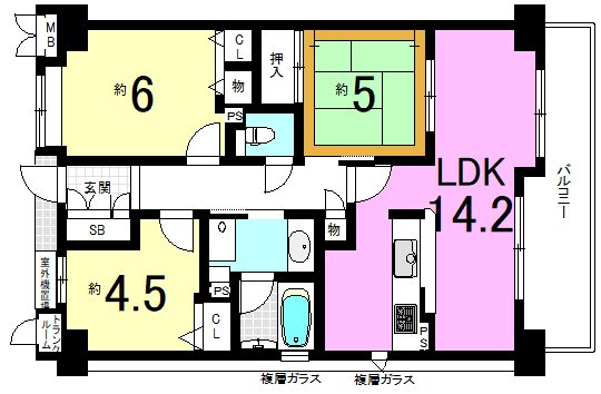 ディアステージ御陵【会員限定】 間取り