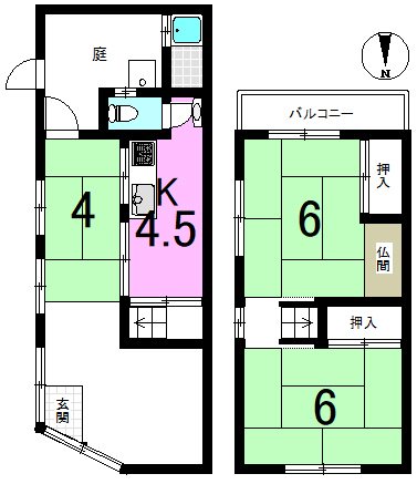 大宅神納町 間取り