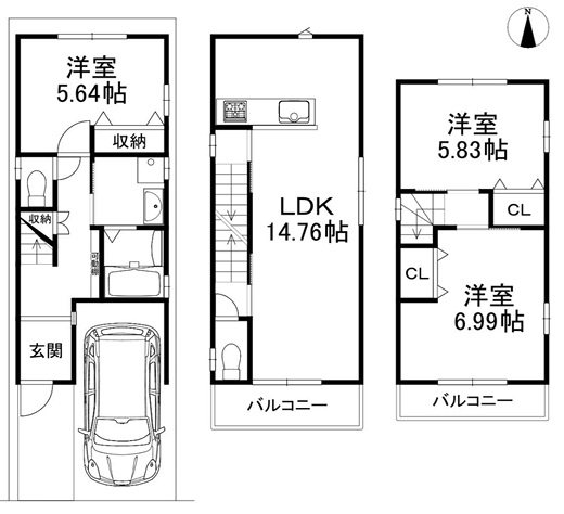 西野山欠ノ上町【会員限定】 間取り図
