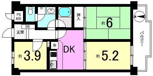 パークテラス山科 間取り図