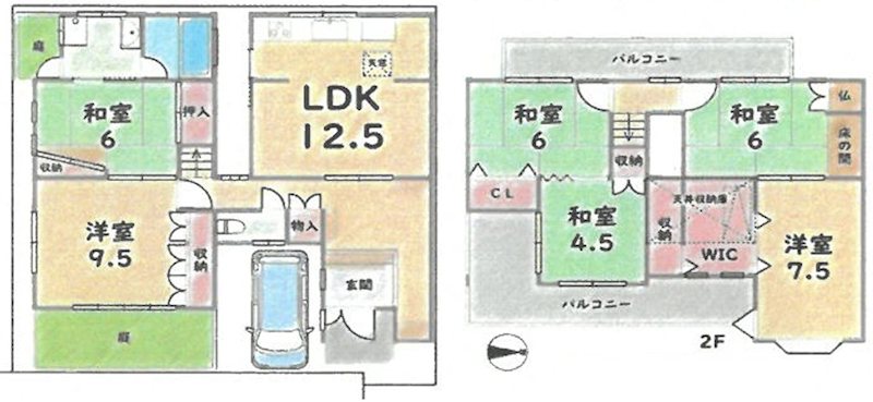西野山中臣町【会員限定】 間取り