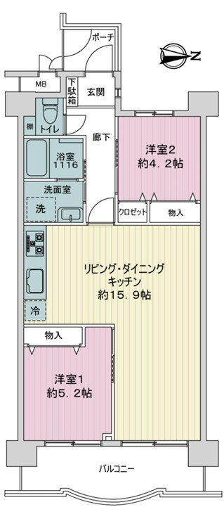 パークテラス北花山【会員限定】 間取り