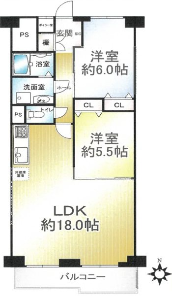 山科ハイツ【会員限定】 間取り