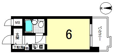 スペリオン四条烏丸 間取り図