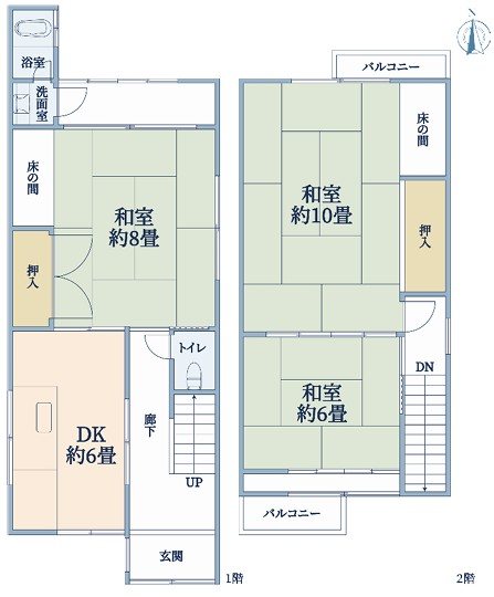 西野大鳥井町【会員限定】 間取り