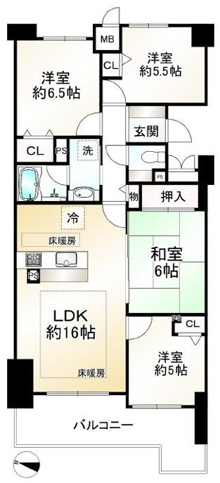 パデシオン山科夢ヶ丘【会員限定】 間取り図