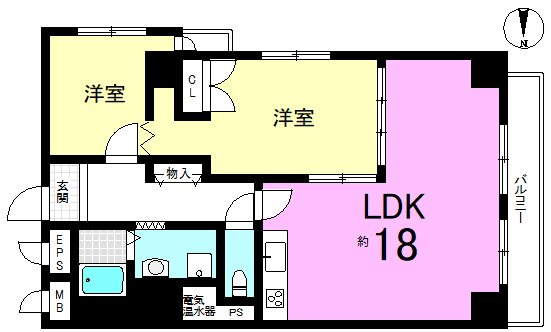 パレス山科 間取り