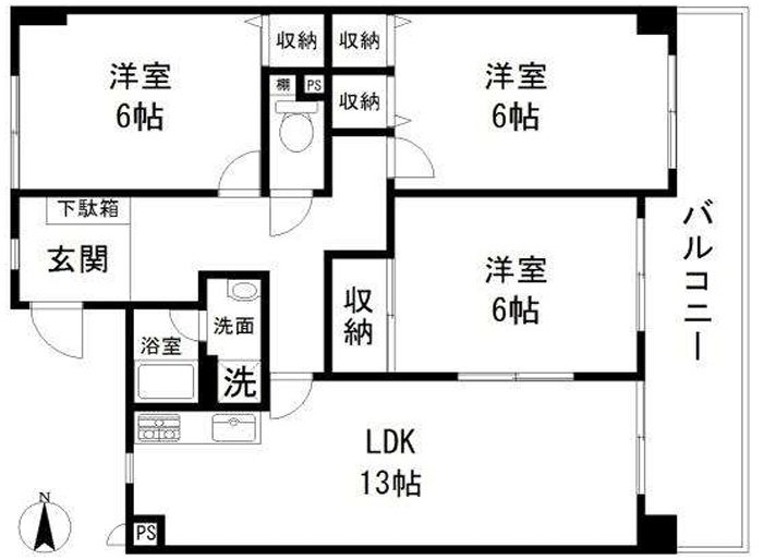 ライオンズマンション山科小野【会員限定】 間取り