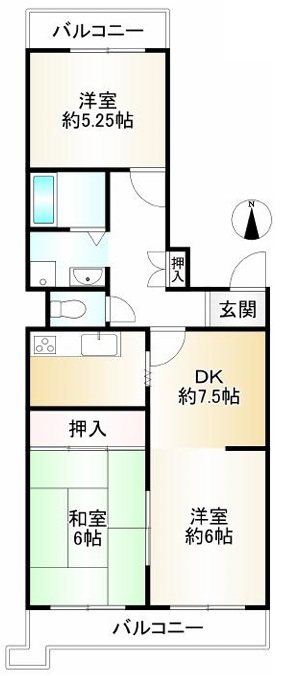 ルシエル山科舞台町【会員限定】 間取り