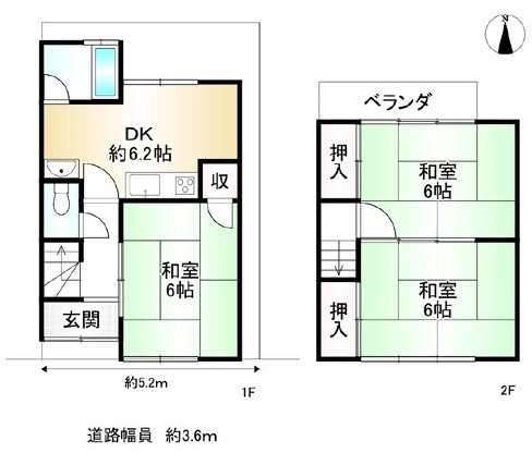 勧修寺瀬戸河原町【会員限定】 間取り図