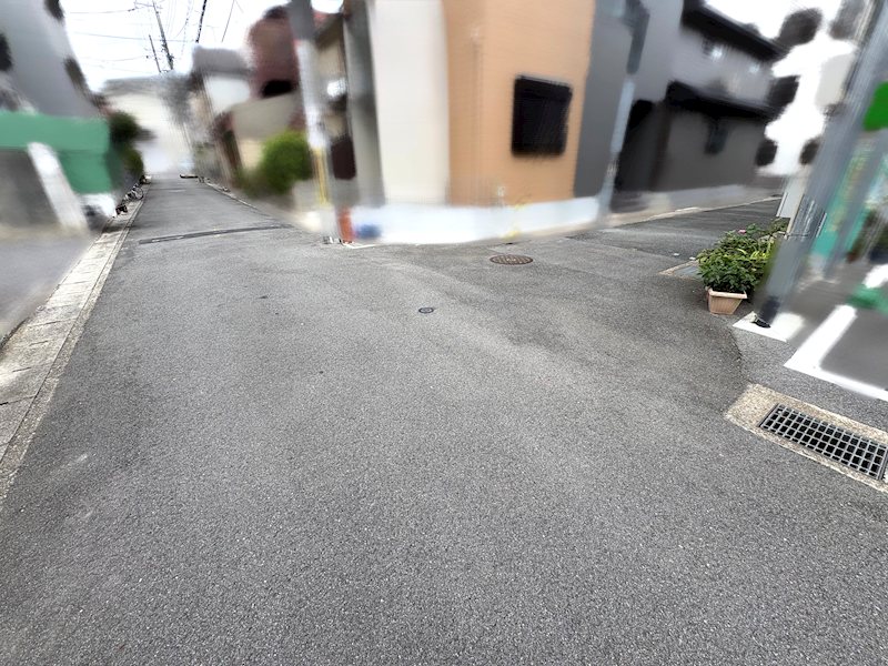 御陵鴨戸町 現地写真（前面道路含む現地写真）