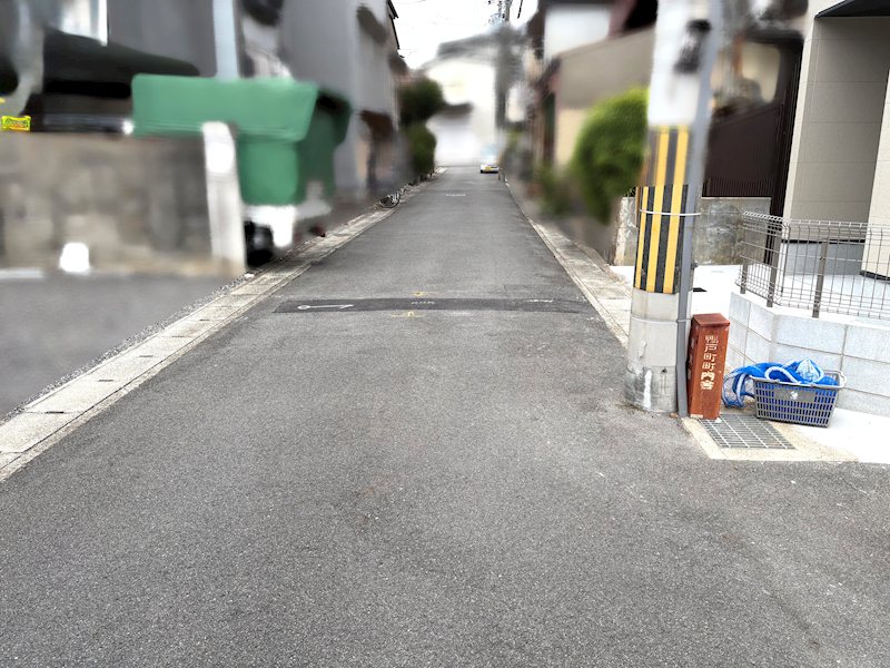御陵鴨戸町 現地写真（前面道路含む現地写真）