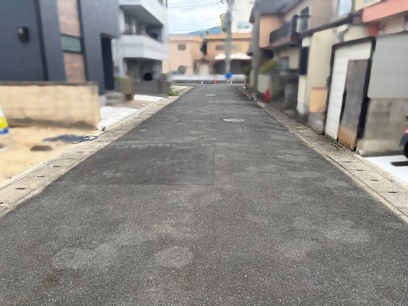 西野山射庭ノ上町 現地写真（前面道路含む現地写真）