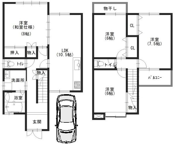 西野左義長町【会員限定】 間取り