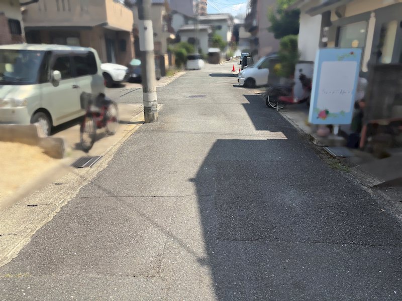 竹鼻扇町 現地写真（前面道路含む現地写真）