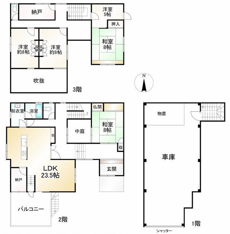西野山階町【会員限定】 間取り